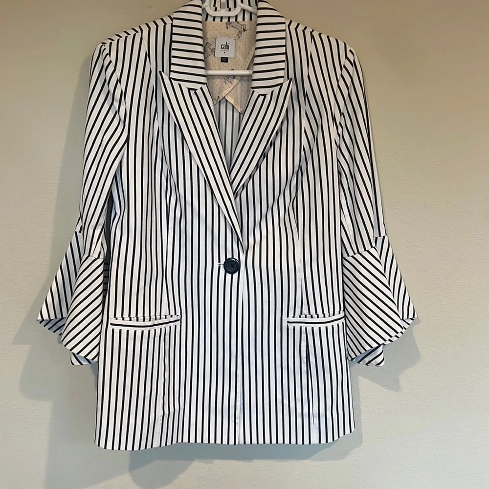 Striped Cabi Bell Jacket - Picture 2 of 5
